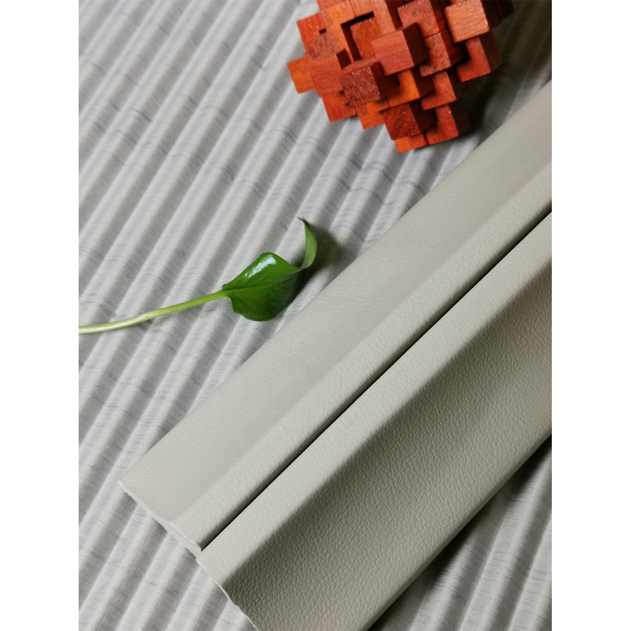 Factory Indoor Decor Polyester Fiber Wallboard Coating Silk Fabric Fluted Wall Board Interior Design