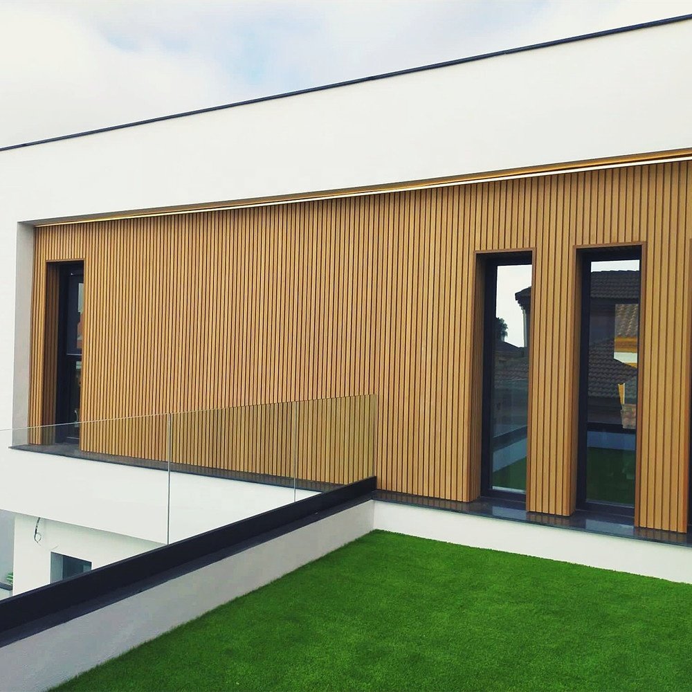 Sustainable WPC Wall Cladding 26mm Exterior Other Boards Wall Panels/boards Premium WPC Outdoor Double Layer Wall Cladding