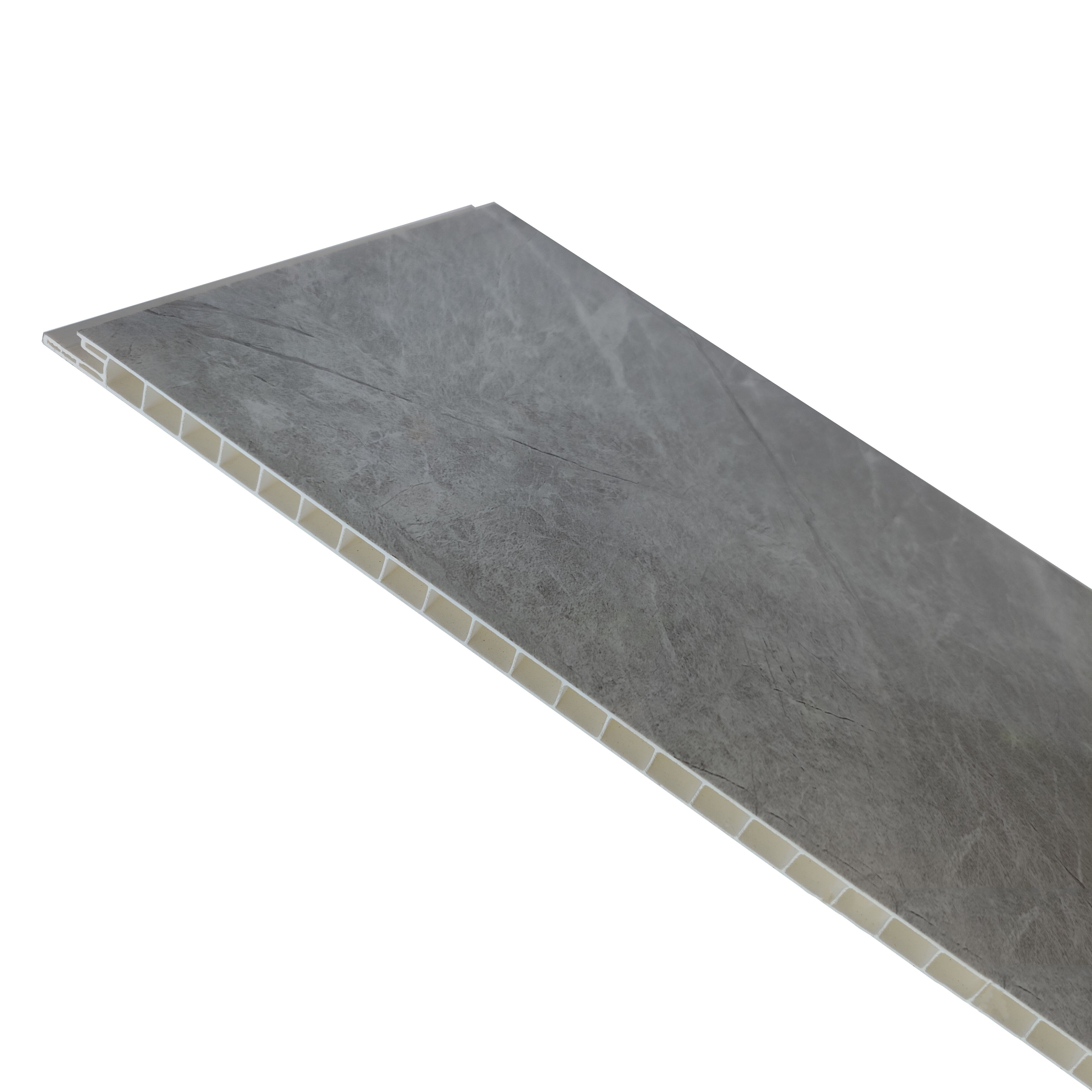 Customized Moisture-Resistant Water-Repellent PVC Wall Board with Hollow Design Plastic PVC Bathroom Wall Panel