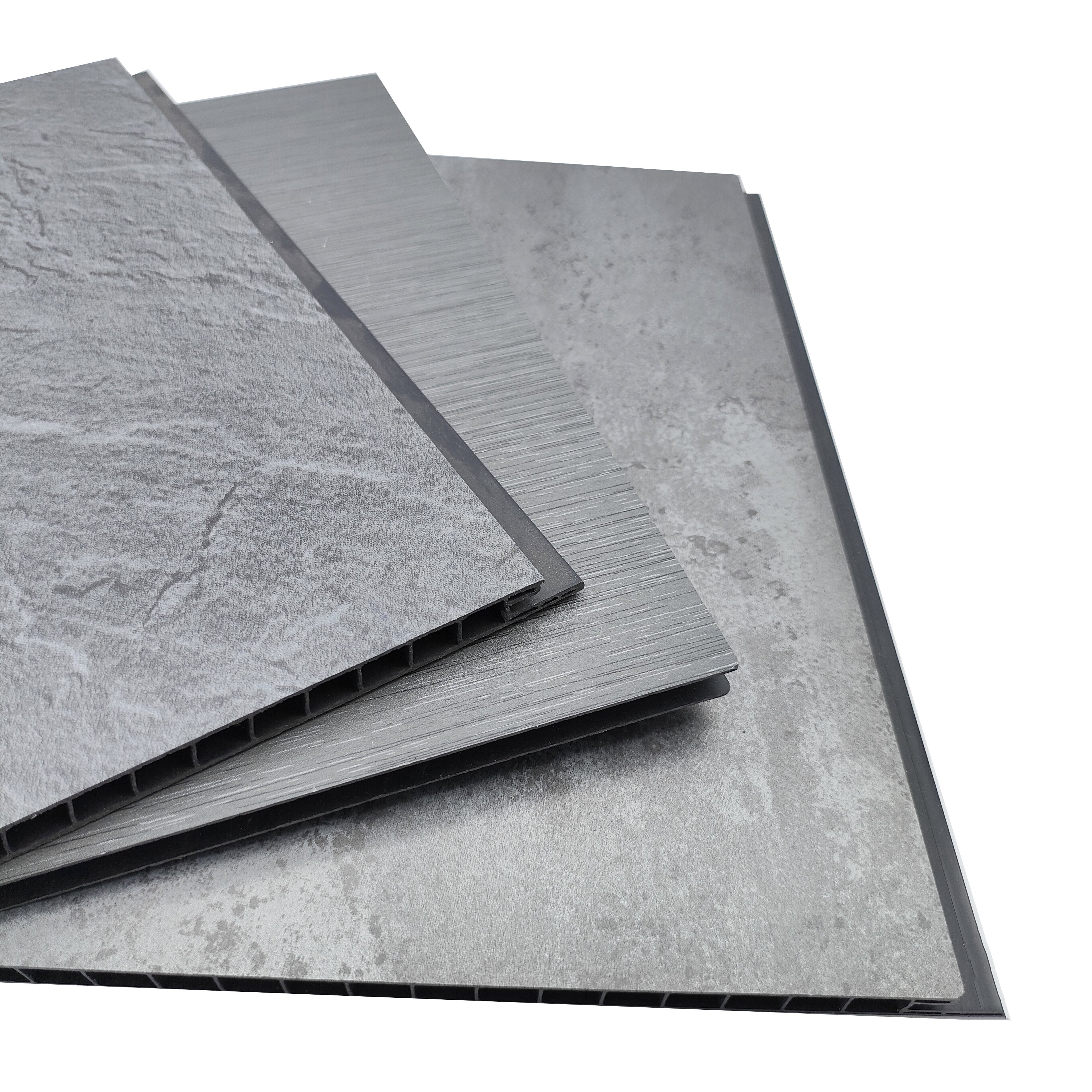Customized Moisture-Resistant Water-Repellent PVC Wall Board with Hollow Design Plastic PVC Bathroom Wall Panel