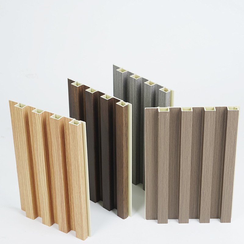 Hipower interior pvc wall panels & boards Wood composite interior fluted panels wpc clading wall panel