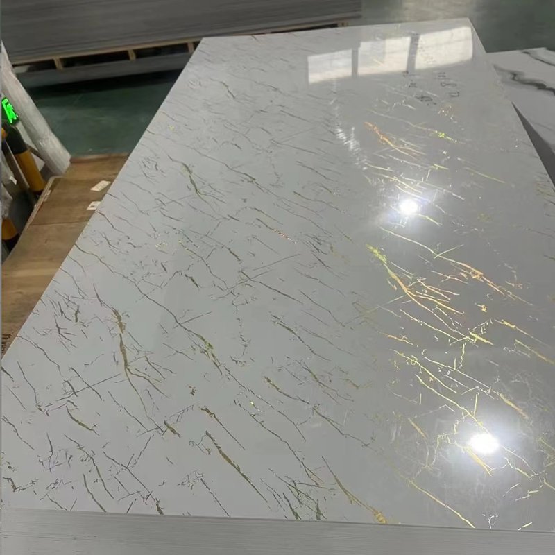 Best Price UV Marble PVC Wall Panels Elegant UV Marble Sheet for TV Backdrop
