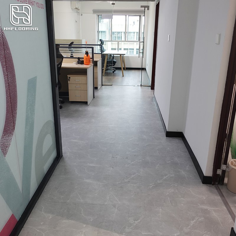 Top quality 4mm SPC vinyl flooring Water proof wear resistant tile Click Flooring PVC marble board Indoor
