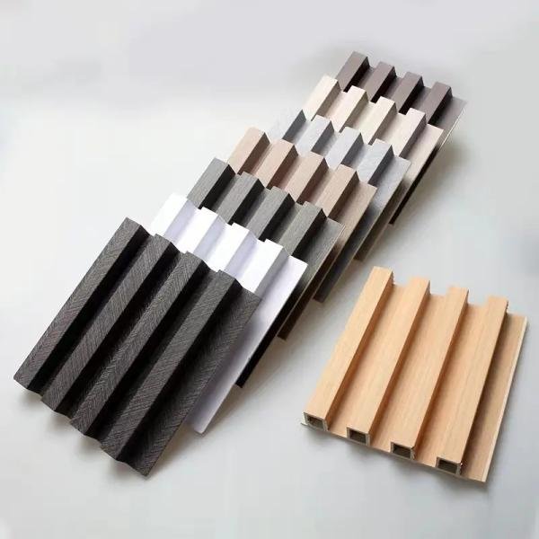 Modern Style Indoor Decor Wall Panel Waterproof Soundproof WPC MDF Cladding Anti-Static Home Commerce Entertainment Apartment