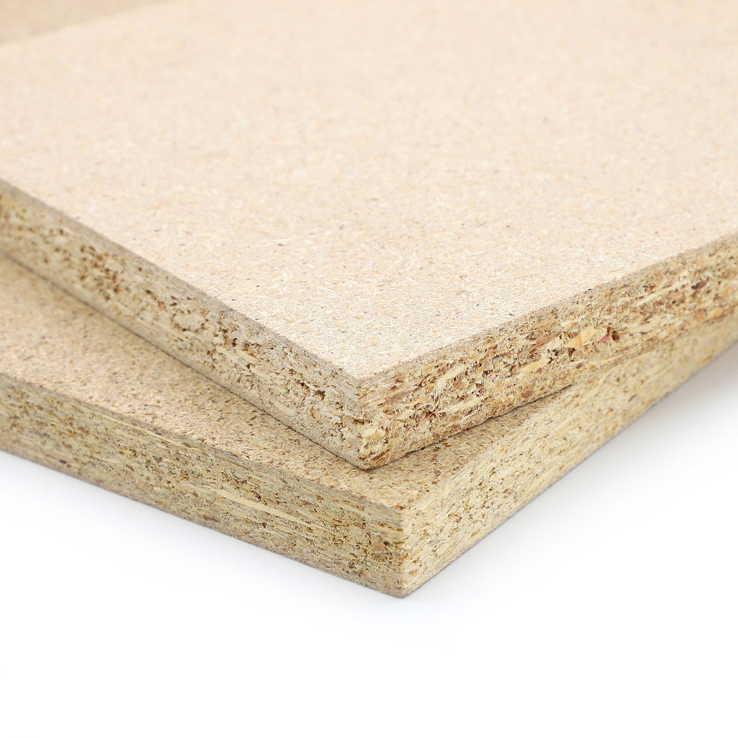 1220*2440*15mm White color melamine particle board E0 glue for furniture and decoration from China manufacture