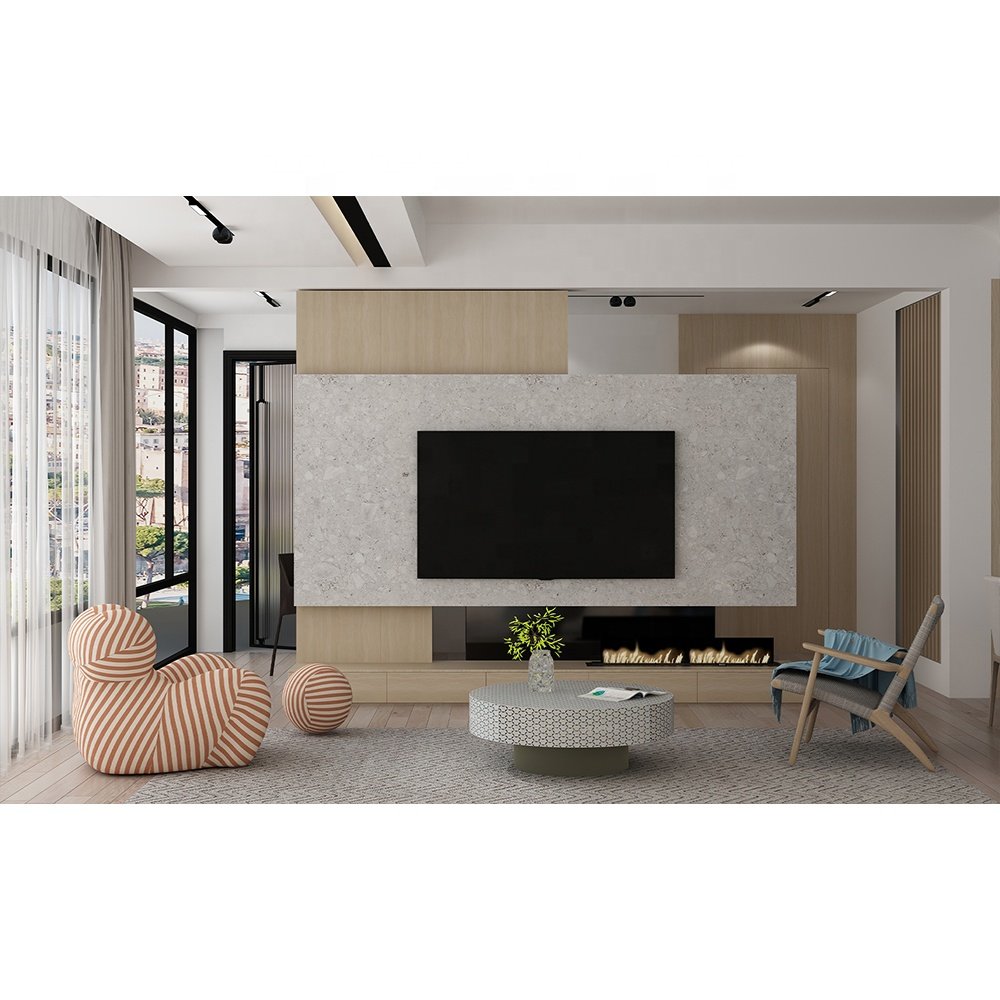 Marble Wall Covering WPC Wall Panels For House TV Background Decoration