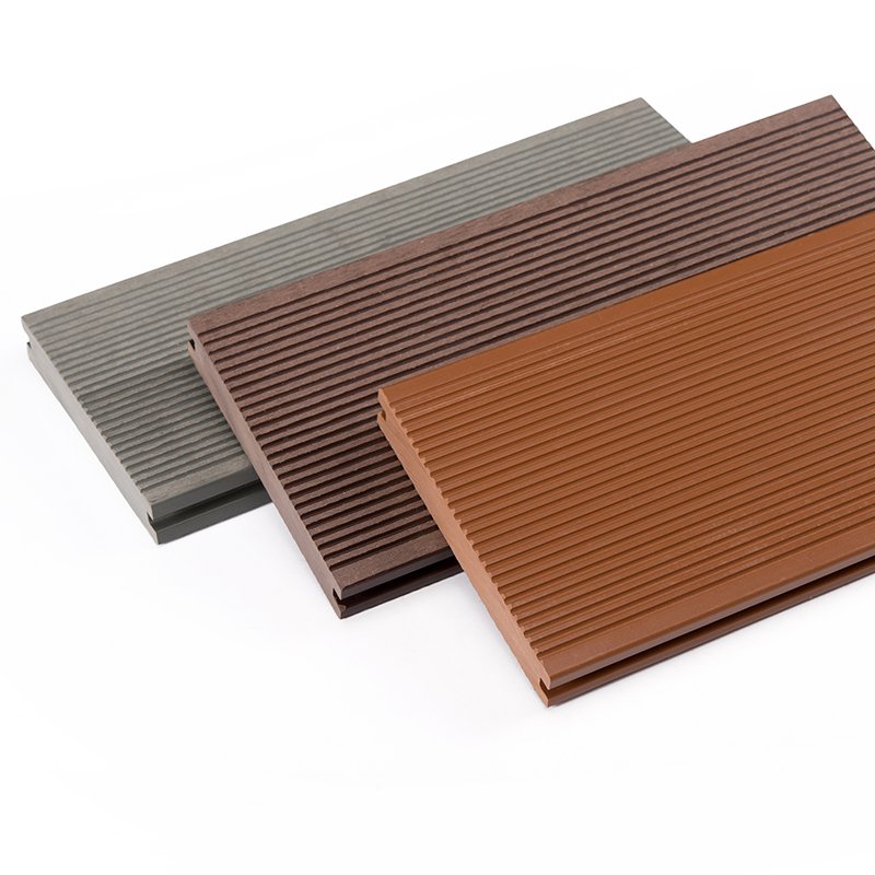 recycled new tech anti-slip wood plastic composite 3D textured decking/wpc flooring