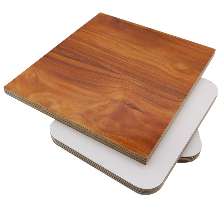 Melamine Faced Plywood Waterproof 3Mm 4Mm 18Mm Wood Poplar Core Melamine Plywood Board