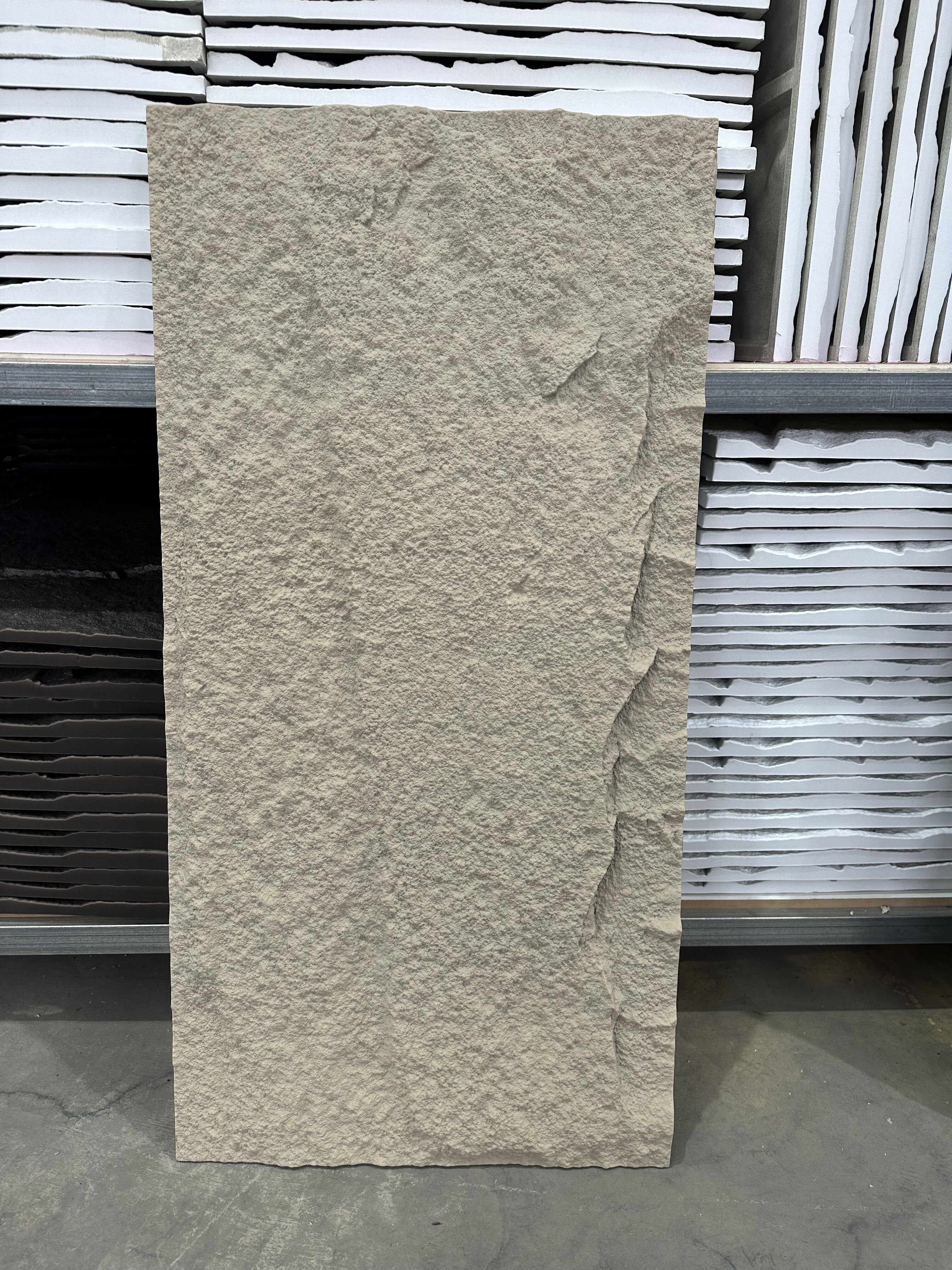 Popular Mushroom PU Stone Wall Panel Lightweight rock wall panel faux stone board outdoor