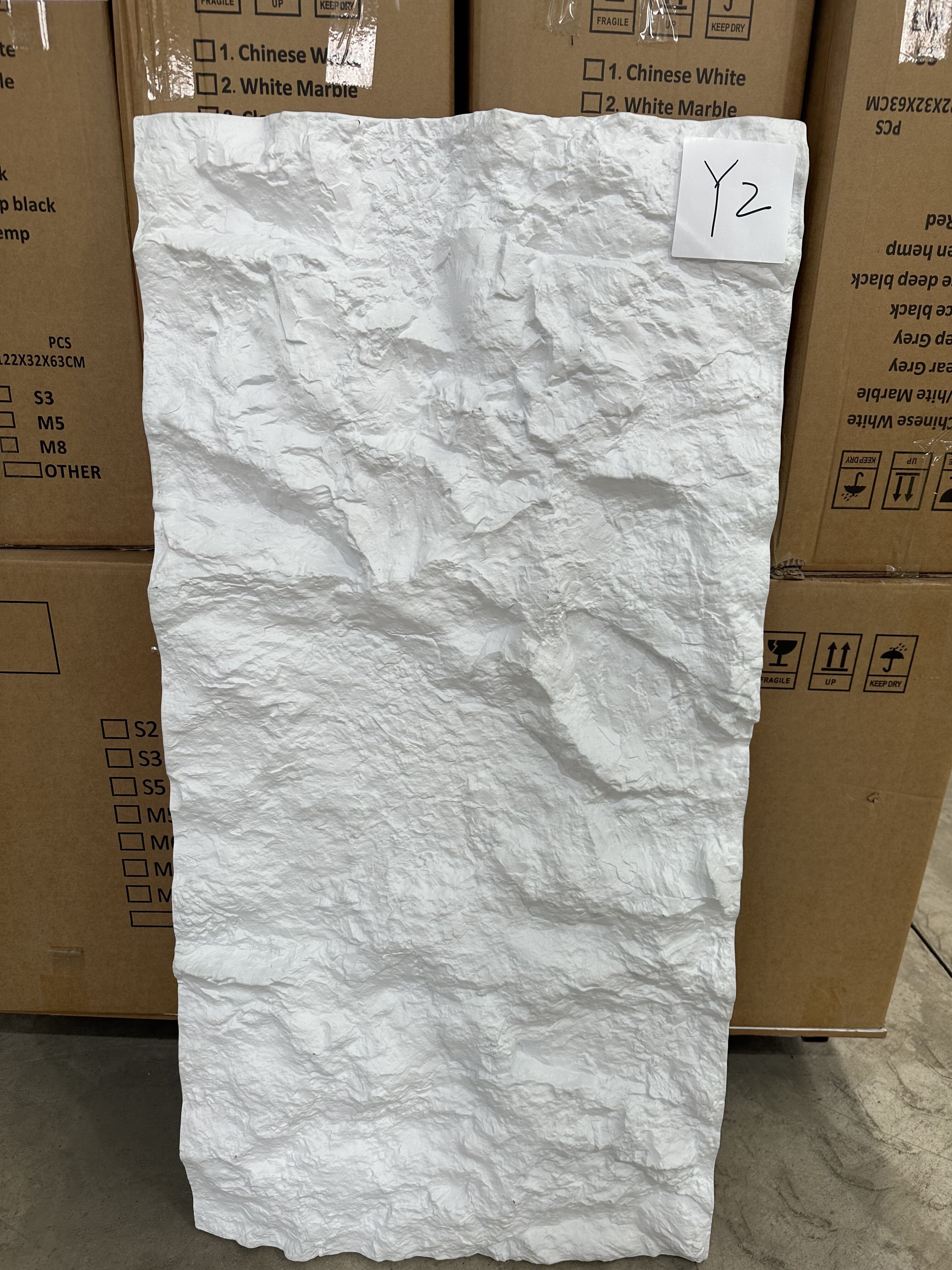 Popular Mushroom PU Stone Wall Panel Lightweight rock wall panel faux stone board outdoor