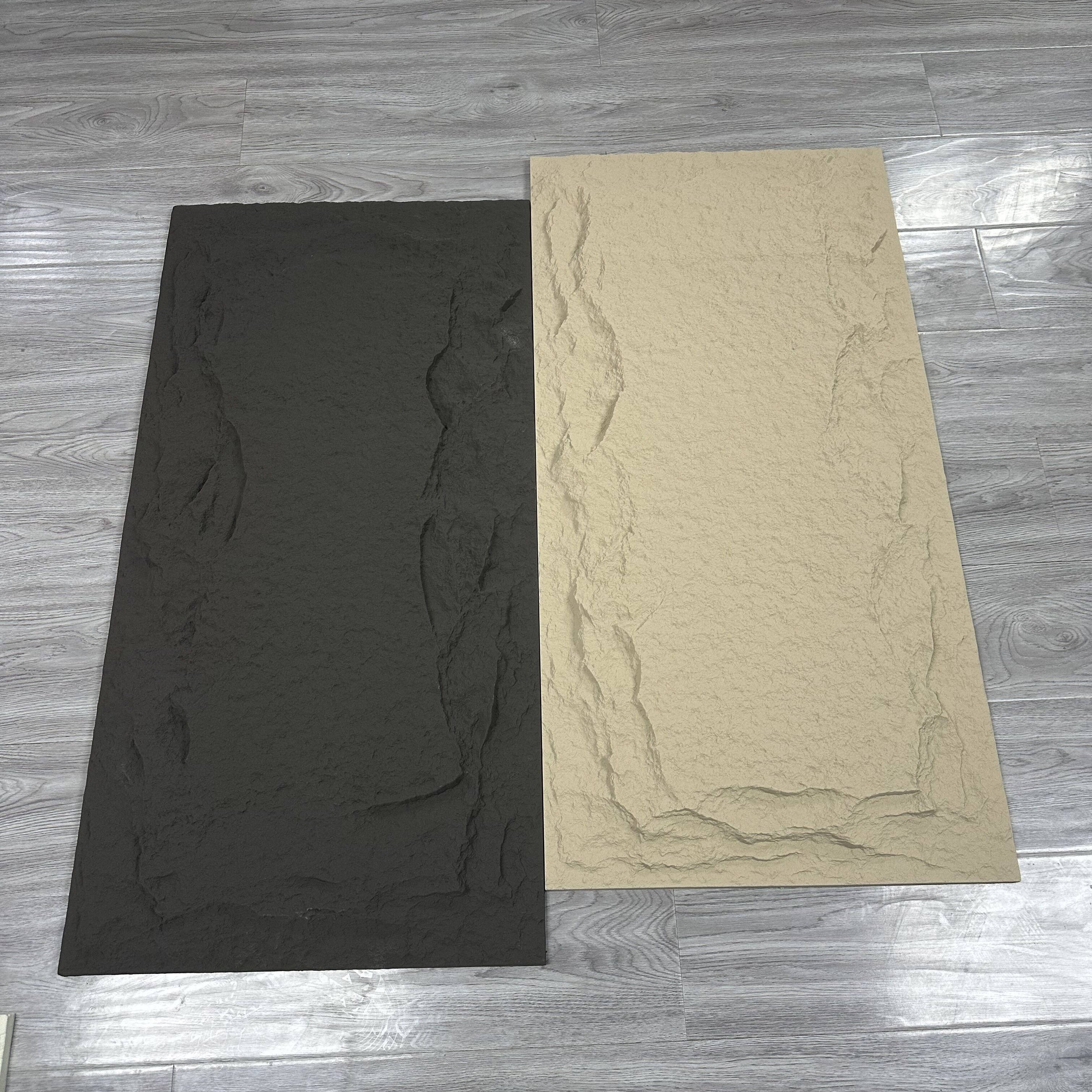 Popular Mushroom PU Stone Wall Panel Lightweight rock wall panel faux stone board outdoor