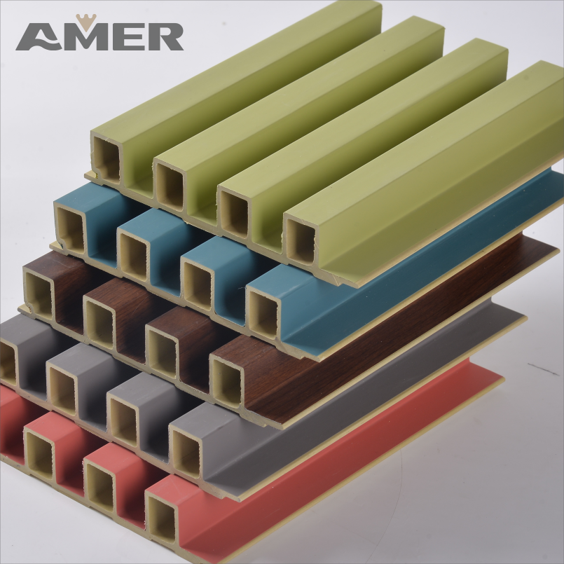 Amer OEM wholesale Other Boards Wall Panels/boards Premium Wpc Outdoor Double Layer Wall Cladding
