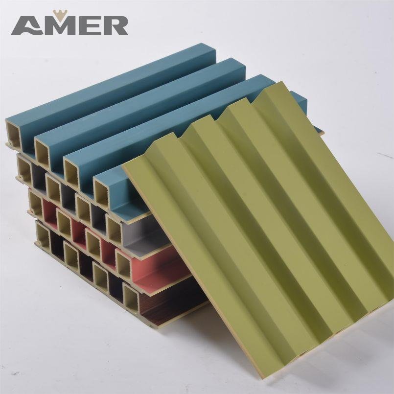 Amer OEM wholesale Other Boards Wall Panels/boards Premium Wpc Outdoor Double Layer Wall Cladding
