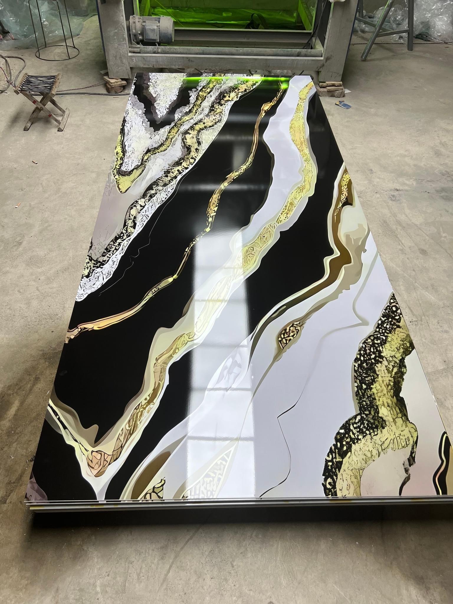 Decorative interior high glossy pvc plastic marble 3D UV marble sheet uv boards wall panel others wallpapers/wall panels