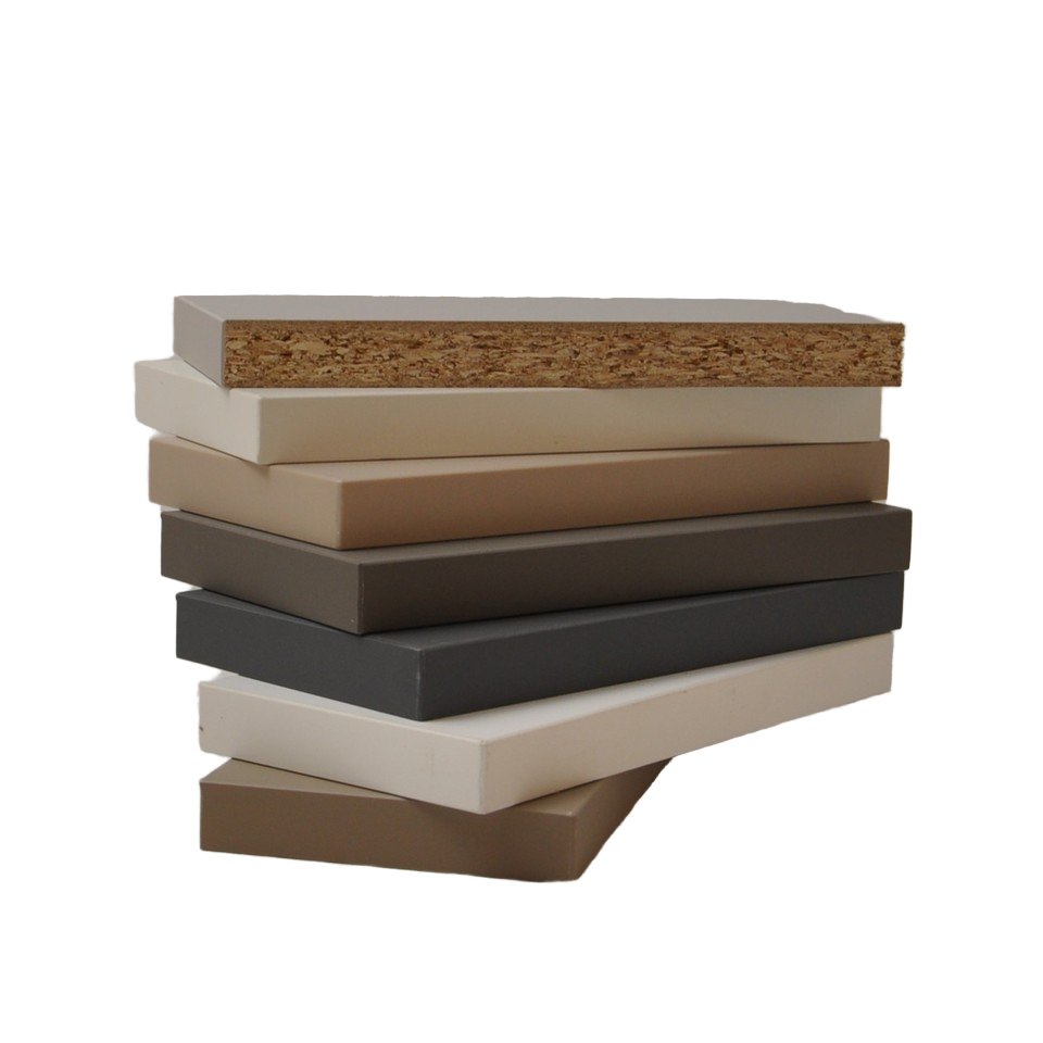 PET16mm Laminated Particleboard 18mm High Gloss Super Matte Moisture-Proof E0 Kitchen Cabinet Board