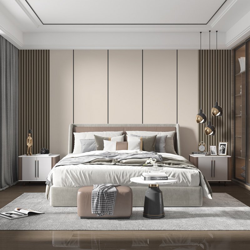 Factory Wpc Cladding Wood Plastic Composite Indoor Wpc Wall Panel Wpc Building Materials 3D Wall Panel