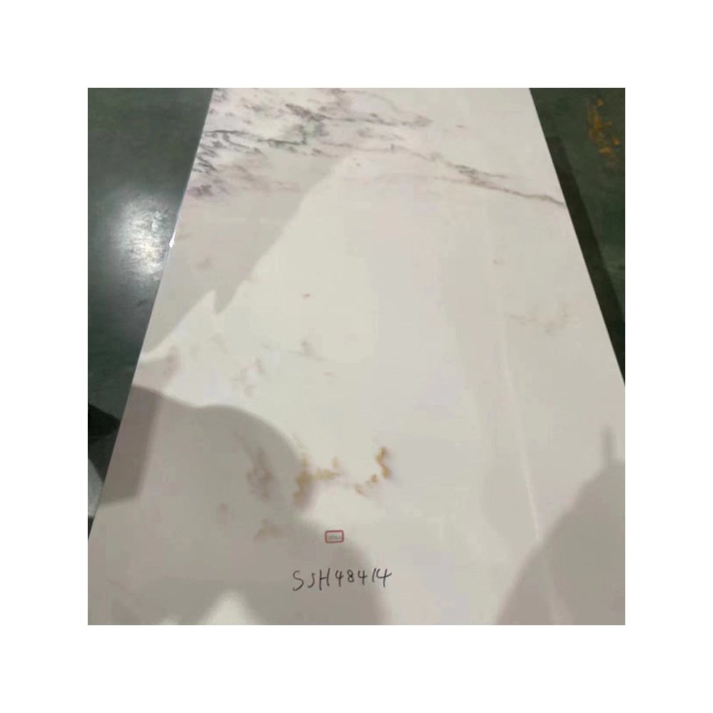 Modern High Gloss Gilded Marble Board Wall Panel Waterproof Fireproof Moisture-Proof Graphic Design Solution Household