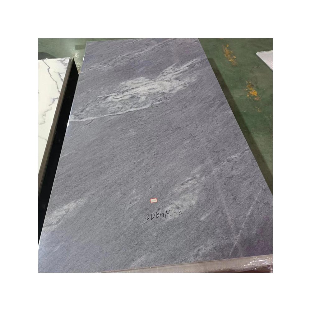 Modern High Gloss Gilded Marble Board Wall Panel Waterproof Fireproof Moisture-Proof Graphic Design Solution Household