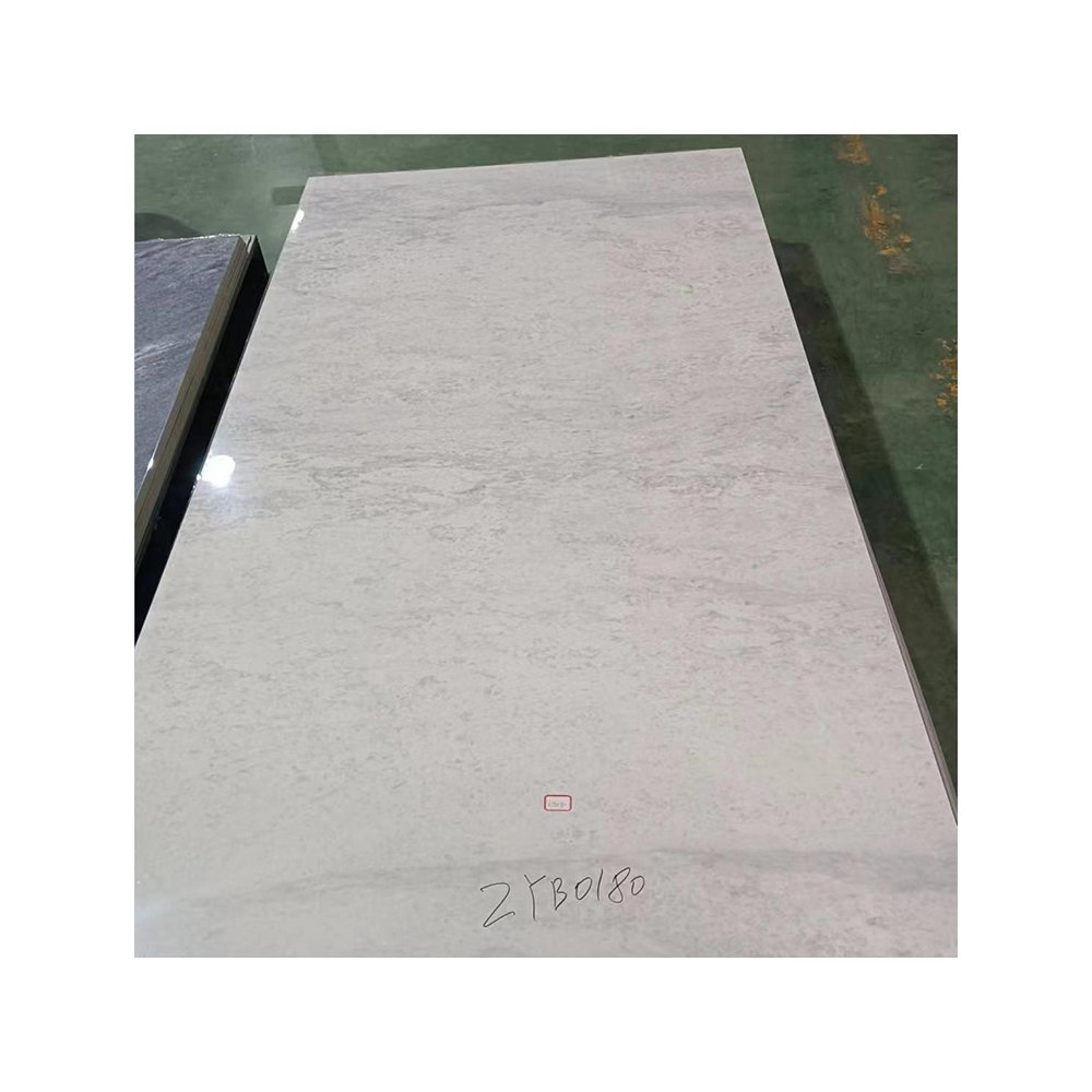 Modern High Gloss Gilded Marble Board Wall Panel Waterproof Fireproof Moisture-Proof Graphic Design Solution Household