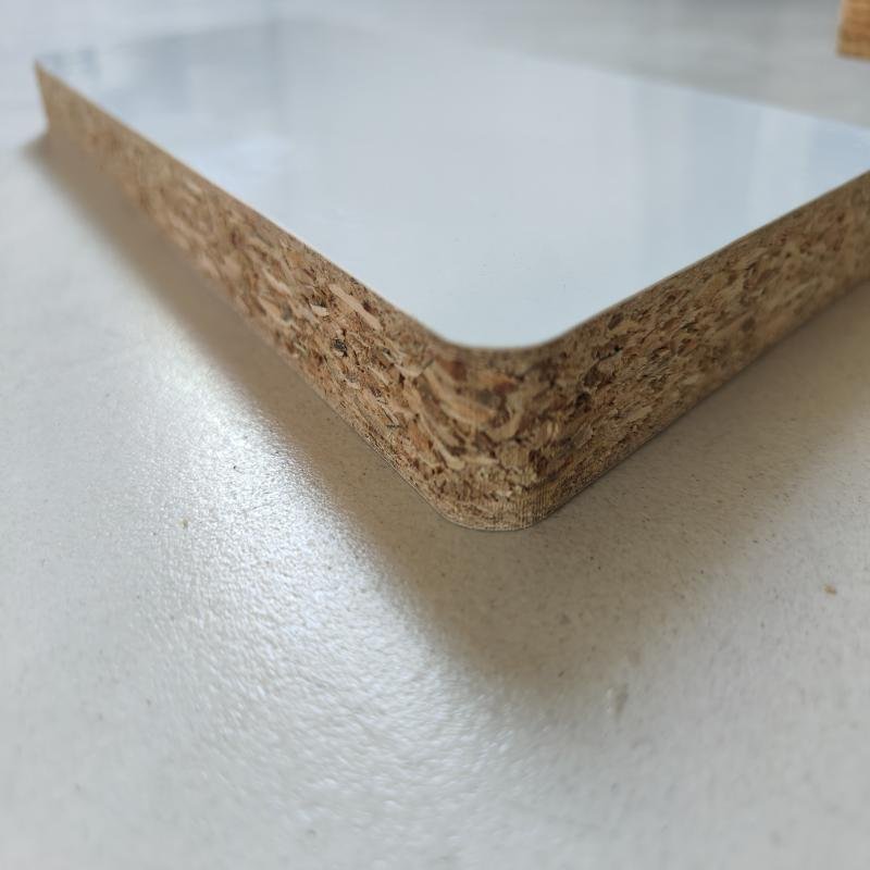 Solid wood particle board, paint-free board, particleboard, 18mm melamine veneer, white furniture, wardrobe, wood plank
