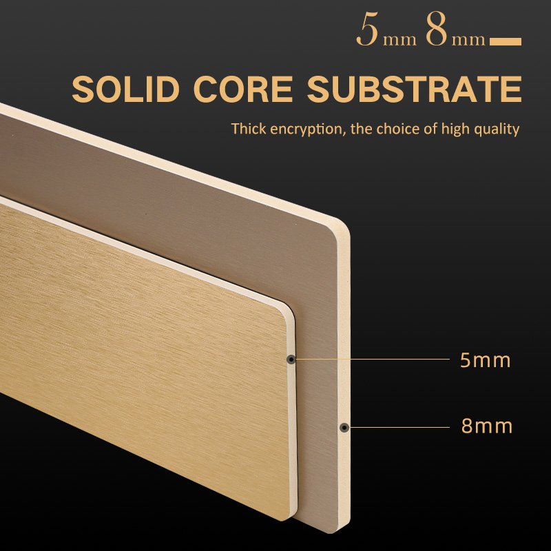 House Building Materials Metal wpc wall panels interior Bamboo charcoal wood vener board