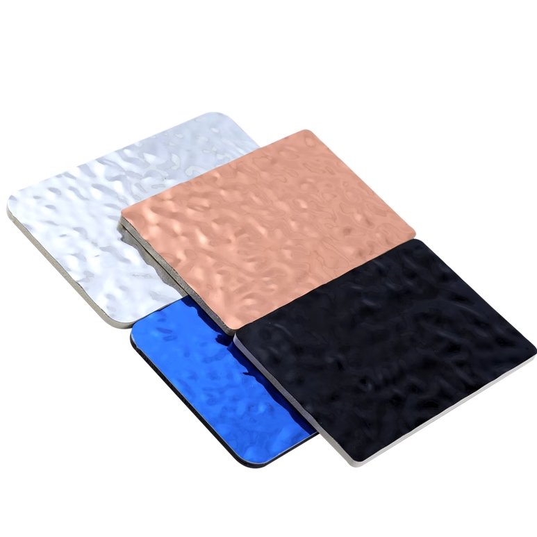 3D Paintless Water Ripple Wall Board 8mm Bamboo Charcoal Fiber Wall Panel