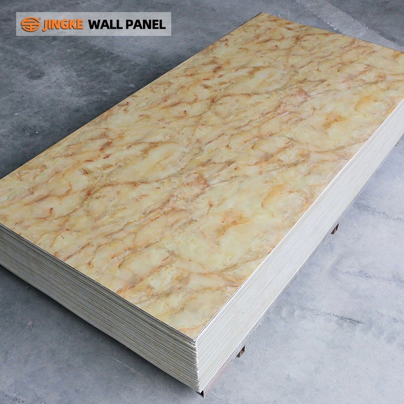 China Manufacturer Custom Size PVC Wall Panel UV Marble Sheet UV Plastic Sheet UV Wall Sheet
