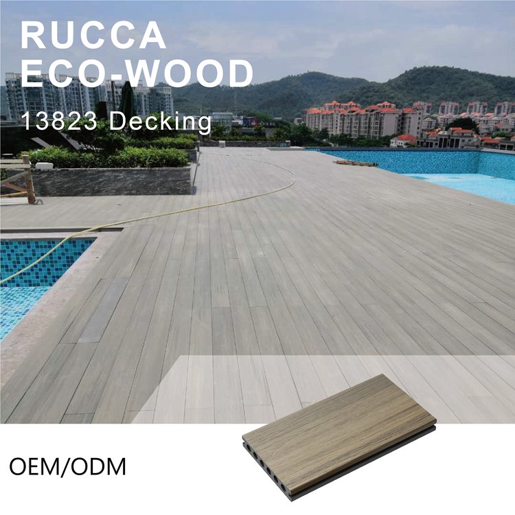 Cheap Prices Clear Plastic board Wood Plastic Composite Decking Wpc Co Extrusion Outdoor Flooring Boards 138*23mm