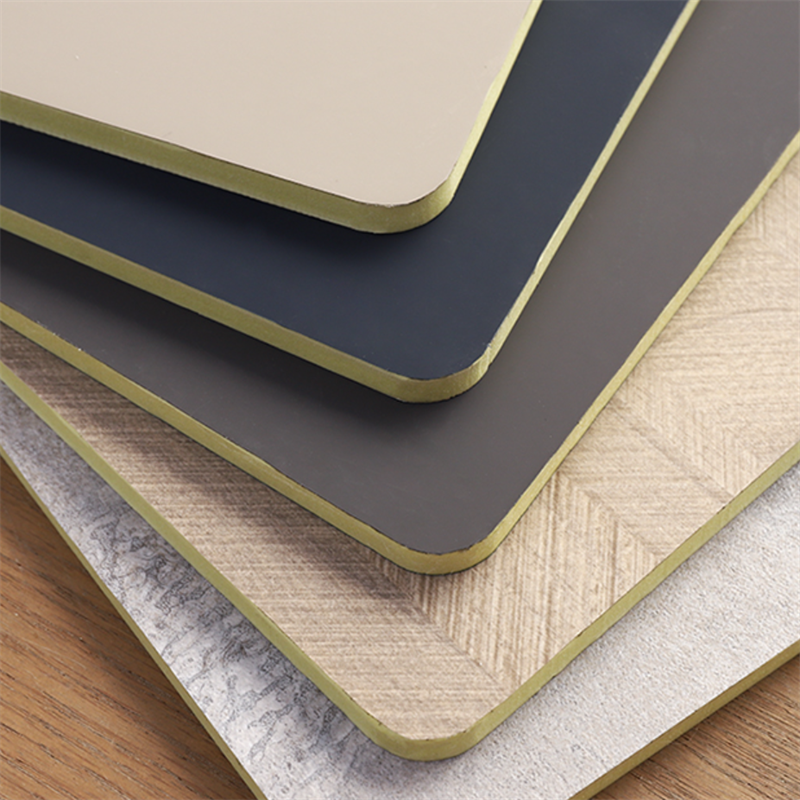 Hot selling Waterproof Metallic carbon crystal plate Wood Fiber Board for indoor wall cladding