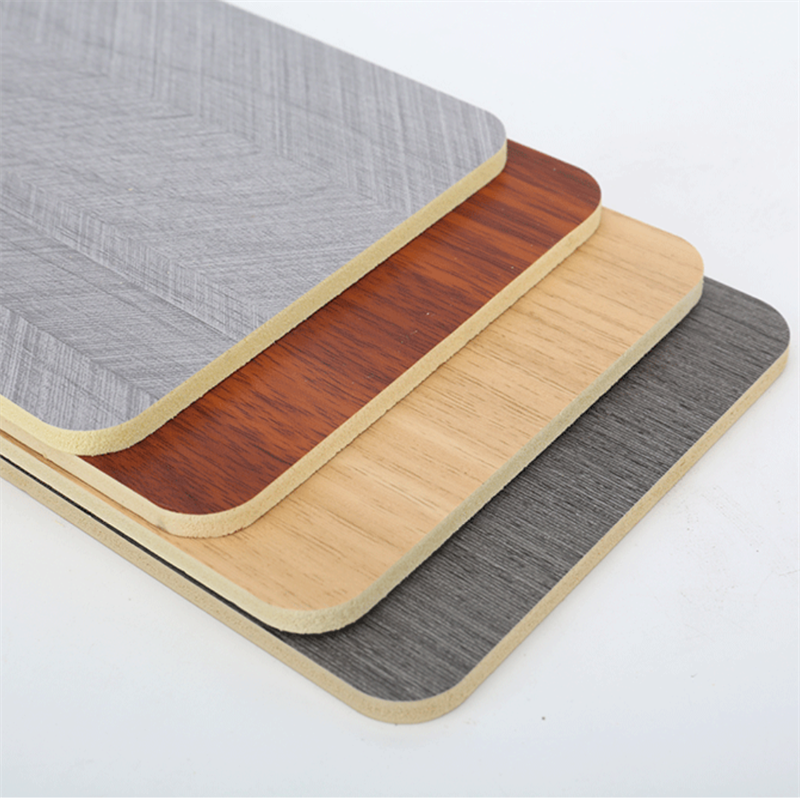 Hot selling Waterproof Metallic carbon crystal plate Wood Fiber Board for indoor wall cladding