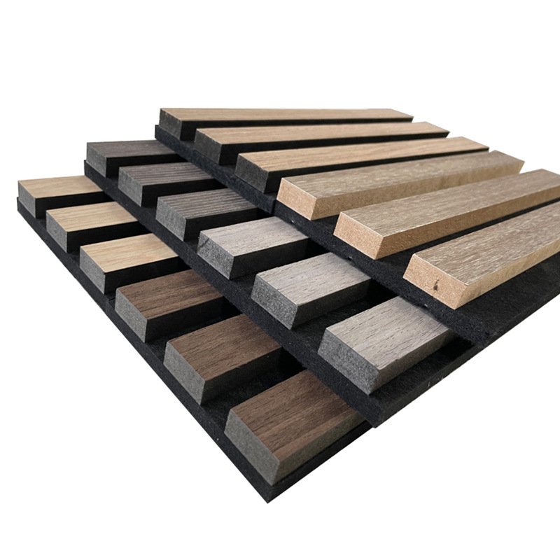 Strip Sound Proof Wall MDF Soundproofing Board Acoustic Panels Decorative Interior Wood PET Wooden Carton Packaging