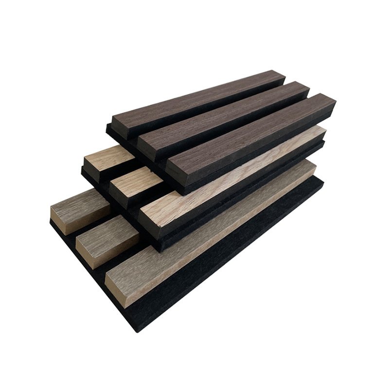 Strip Sound Proof Wall MDF Soundproofing Board Acoustic Panels Decorative Interior Wood PET Wooden Carton Packaging
