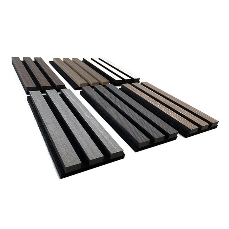 Strip Sound Proof Wall MDF Soundproofing Board Acoustic Panels Decorative Interior Wood PET Wooden Carton Packaging