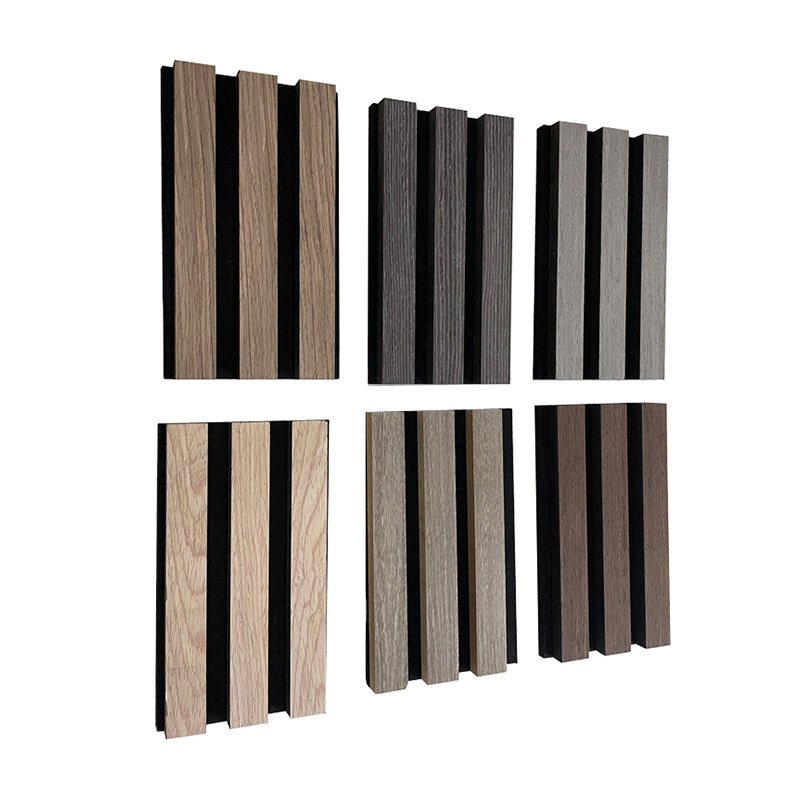 Strip Sound Proof Wall MDF Soundproofing Board Acoustic Panels Decorative Interior Wood PET Wooden Carton Packaging