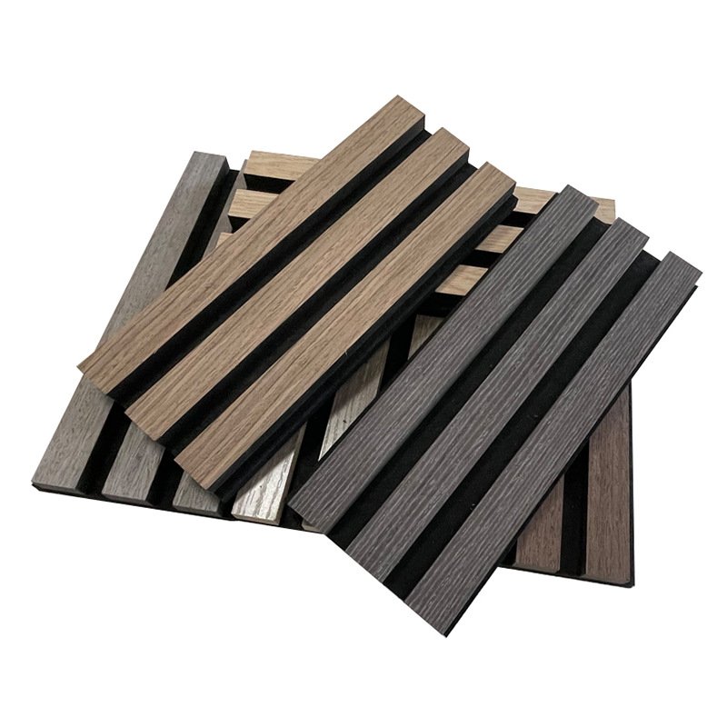 Strip Sound Proof Wall MDF Soundproofing Board Acoustic Panels Decorative Interior Wood PET Wooden Carton Packaging