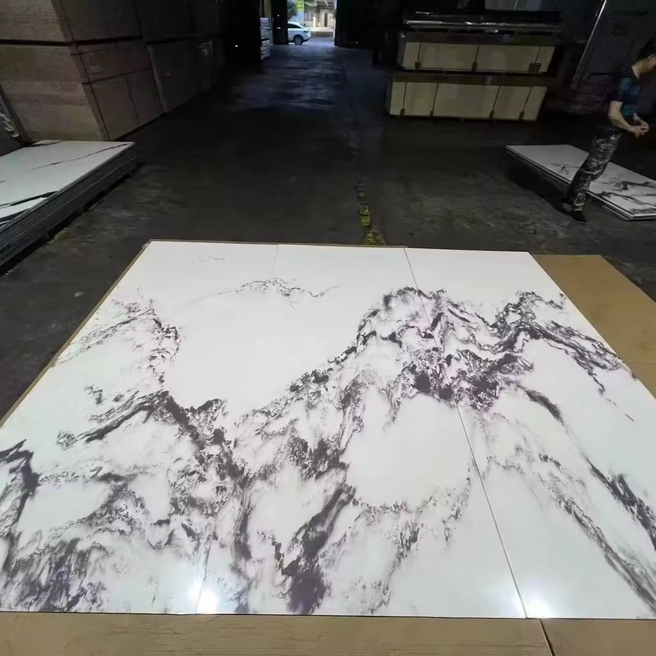 composite marble grain bamboo fiber charcoal board bamboo charcoal fiber wall panels for decoration