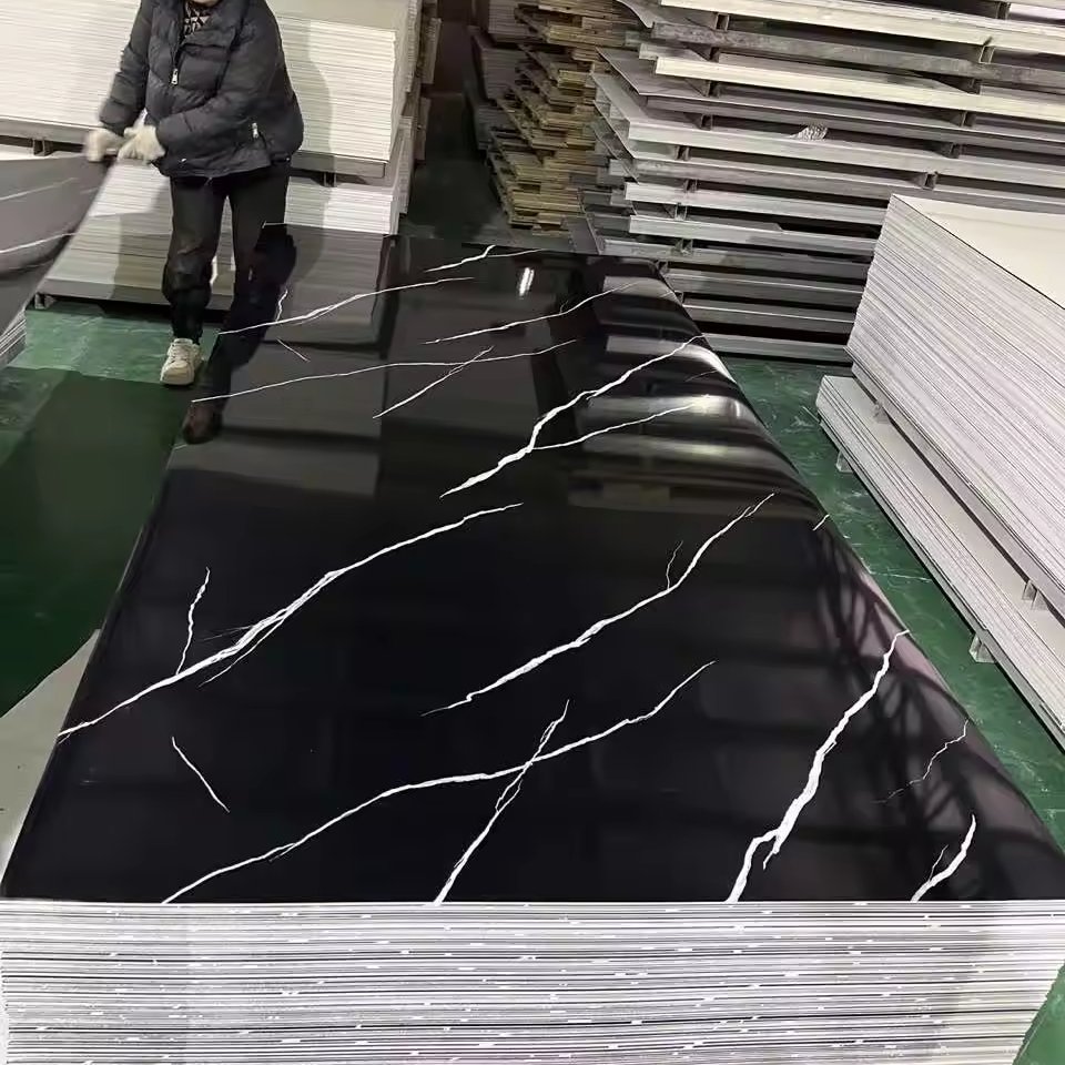 Wholesale Price PVC UV Marble Wall Panels & Boards 1220x2440mm/2800mm/2900mm for Interior Decoration