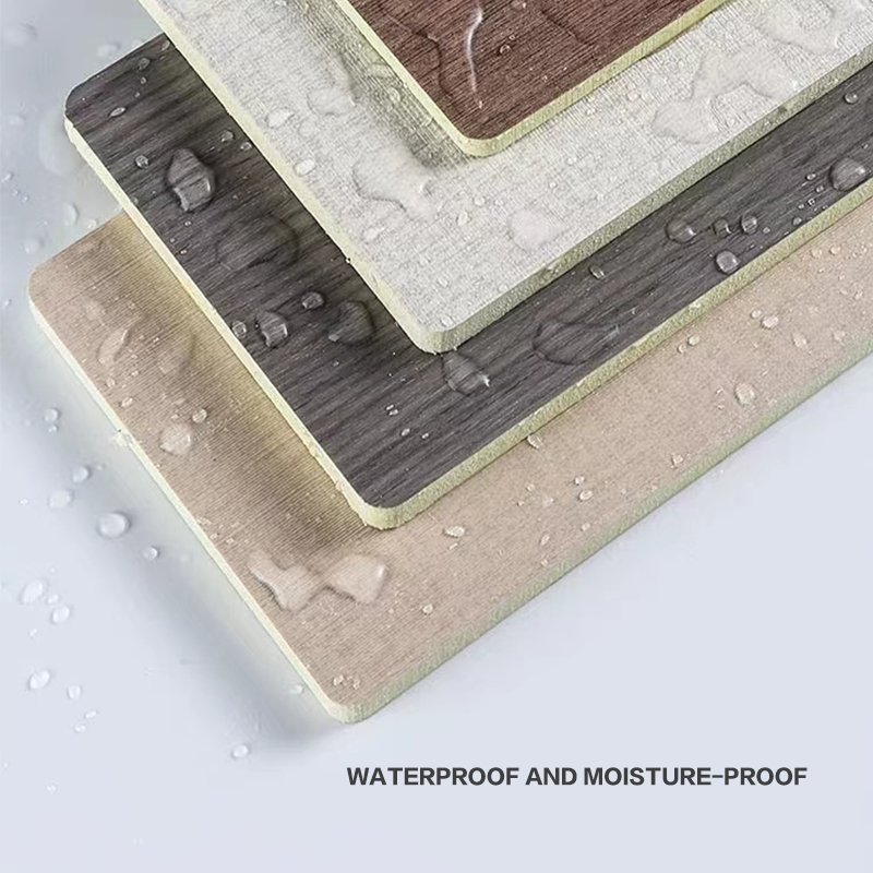 Environmentally friendly wood veneer wall panels can be used for both suspended ceilings and walls