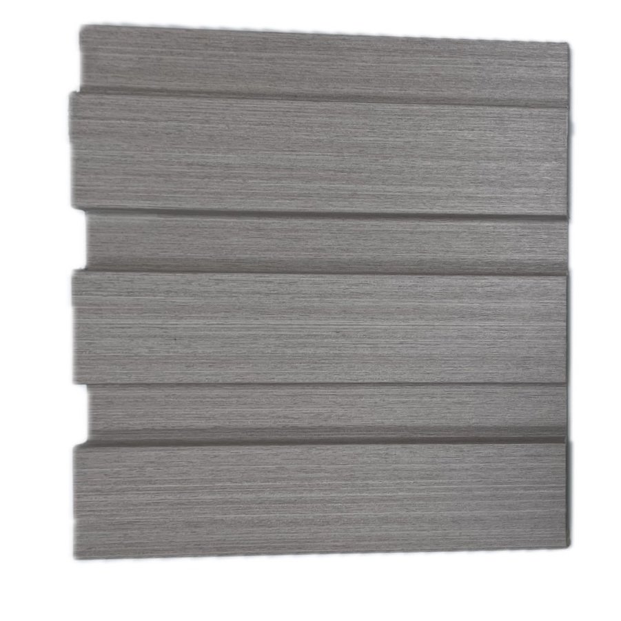Good Price Black Wood Grain Grille Indoor Great Wall Panel Decoration Classic WPC Fluted Wall Board