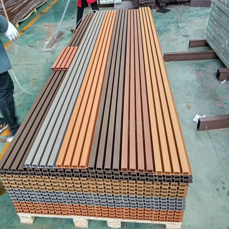 Double Layer WPC Outdoor Wall Cladding Exterior Other Boards Wall Panels/boards Premium outdoor ceiling