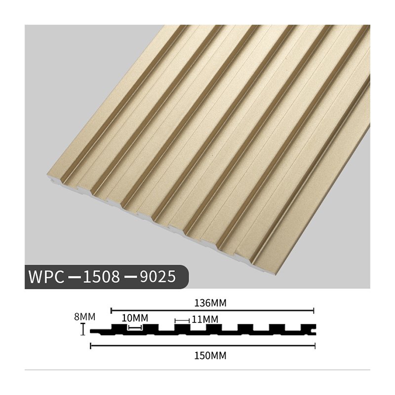 Popular Source manufacturer waterproof and Fireproof WPC wall panels interior decoration composite wall cladding PVC Board