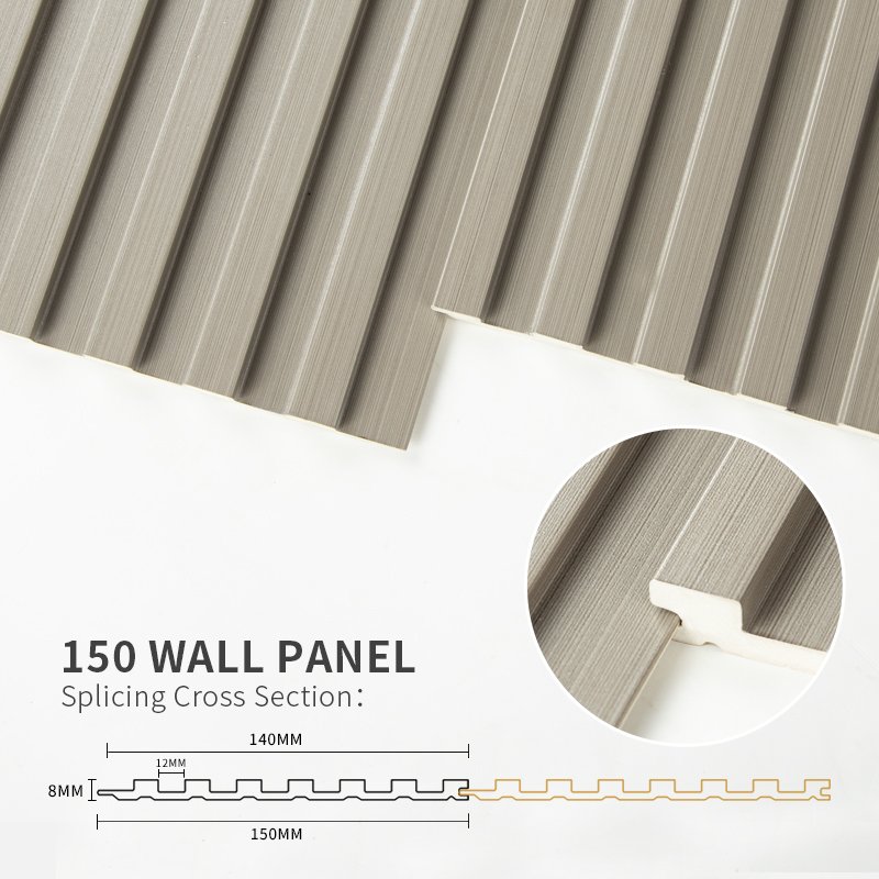 Popular Source manufacturer waterproof and Fireproof WPC wall panels interior decoration composite wall cladding PVC Board