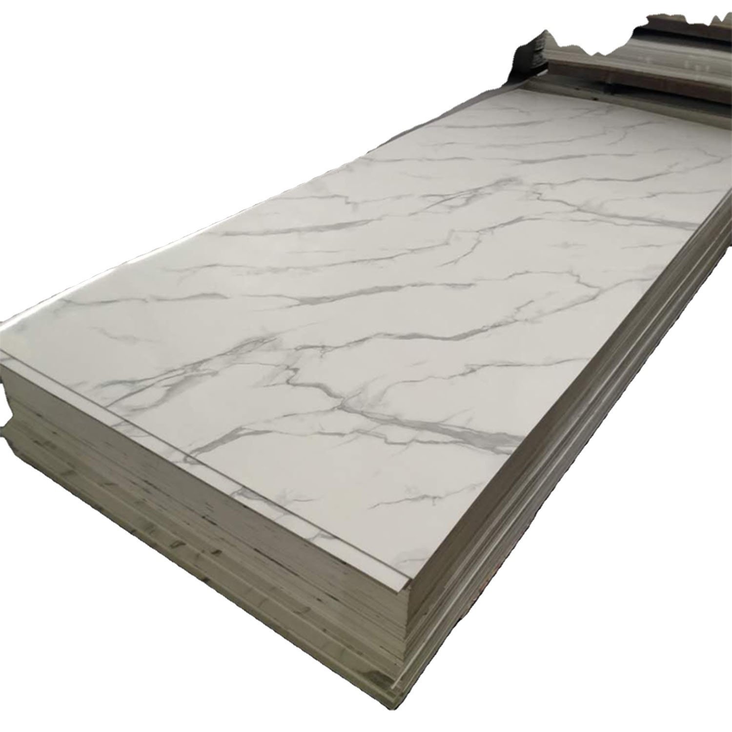 2024 New Colors Decorative Material 4*8ft High Glossy pvc marble sheet Home Decoration UV Board