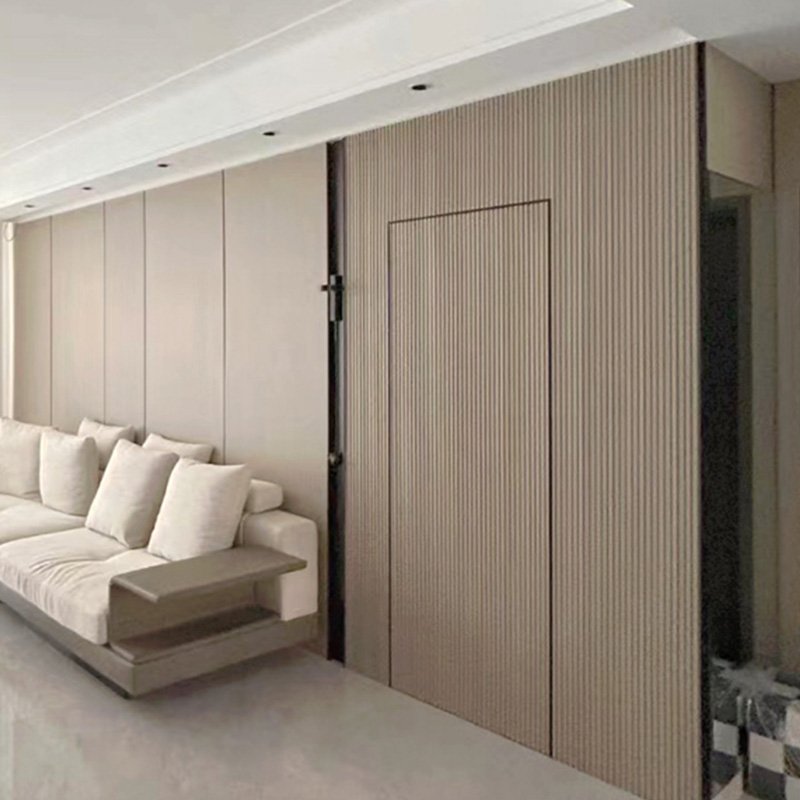 8mm Solid Wall Board Wood Grain Wood Veneer Panel Interior Wall Decor Seamless Wall Panels