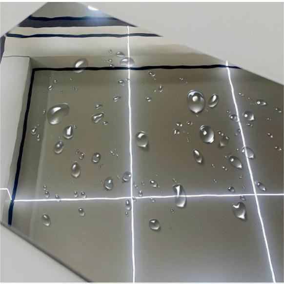 5mm Metal Mirror Bamboo Fiber Board Bamboo Charcoal PVC Wall Panel WPC Wall Panel