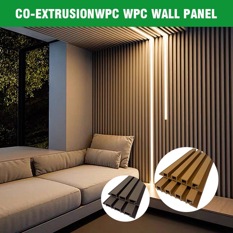 Wholesale Eco-Friendly waterproof wpc fence wall panel outdoor wpc garden wall panel wpc board