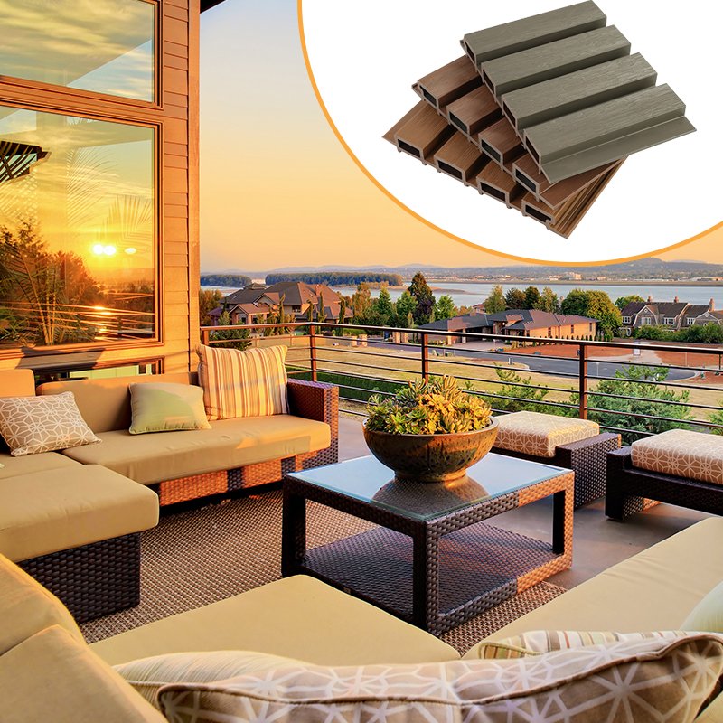 Wholesale Eco-Friendly waterproof wpc fence wall panel outdoor wpc garden wall panel wpc board
