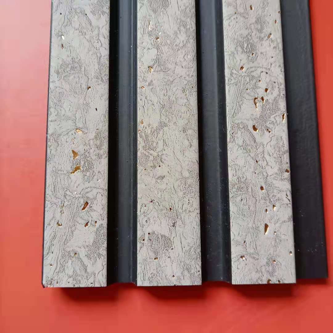 best selling water proof polystyrene vynl plastic ps charcoal wooden wall cladding Wall Panel for interior decor