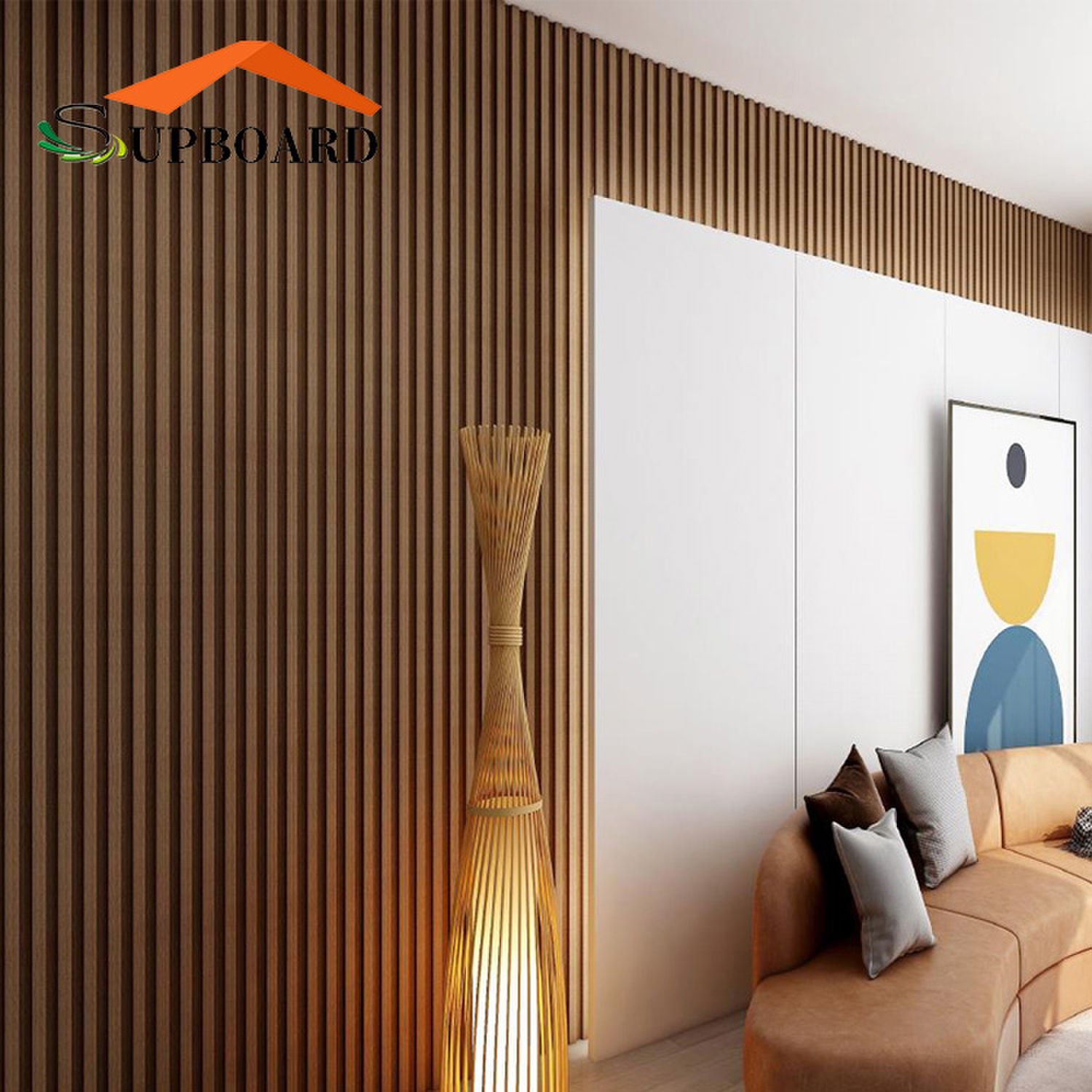 Interior Decoration Fluted Wall Board Wpc Wall Design Panel