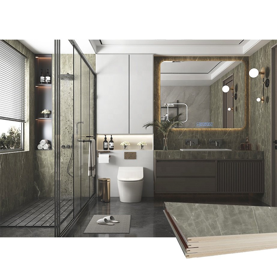 Direct Sales Dark Bamboo Decoration-board WPC Wall Panel For bathroom